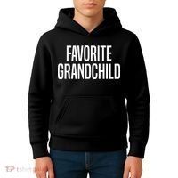 Favorite Grandchild Kids Hoodie thumb 4