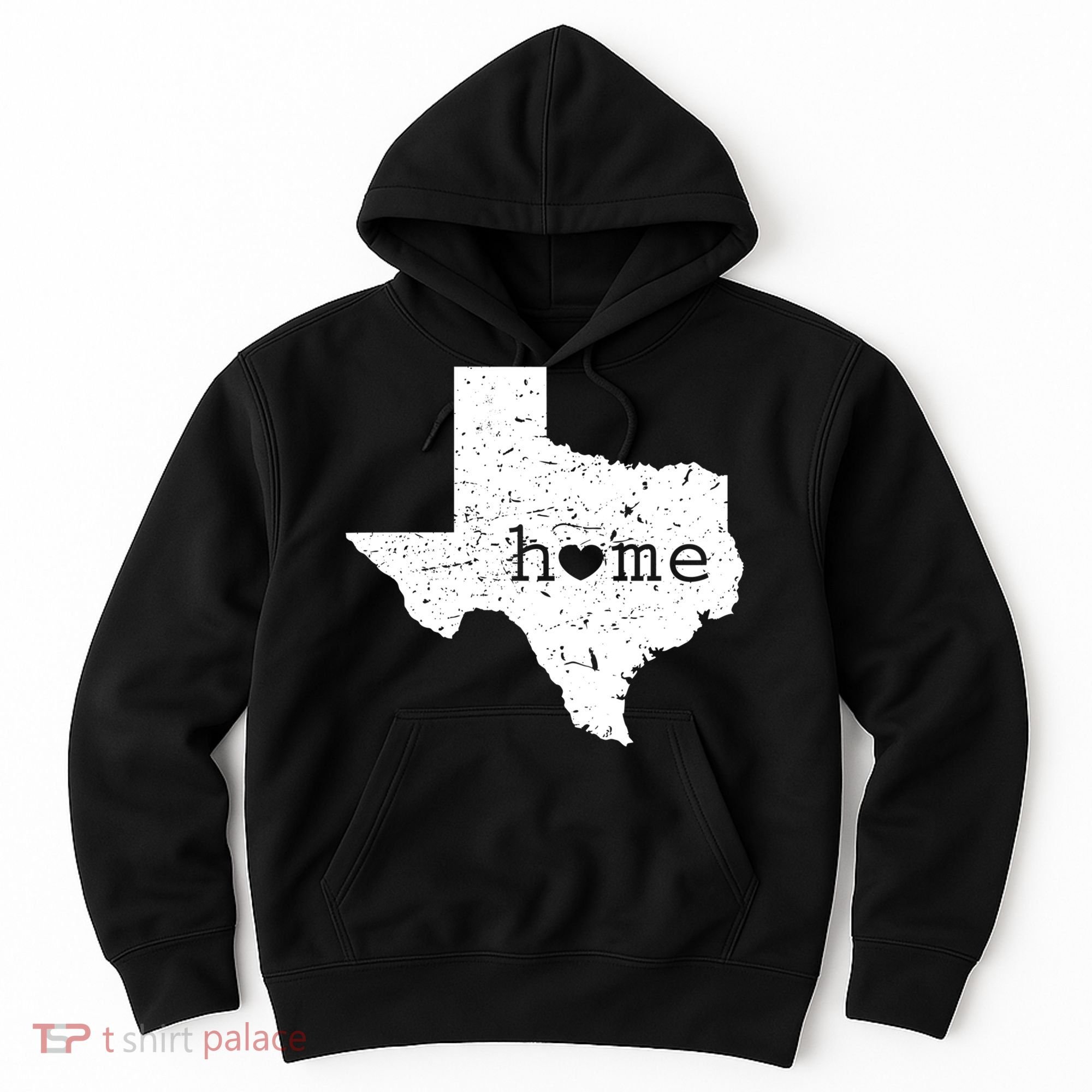 Funny Gift For Love State Of Texas Home Heart Texan Hoodie