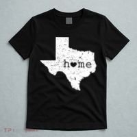 Funny Gift For Love State Of Texas Home Heart Texan T-Shirt thumb 5