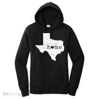 Funny Gift For Love State Of Texas Home Heart Texan Women's Hoodie thumb 0