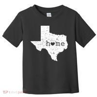 Funny Gift For Love State Of Texas Home Heart Texan Toddler T-Shirt thumb 0