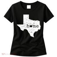Funny Gift For Love State Of Texas Home Heart Texan Women's T-Shirt thumb 0