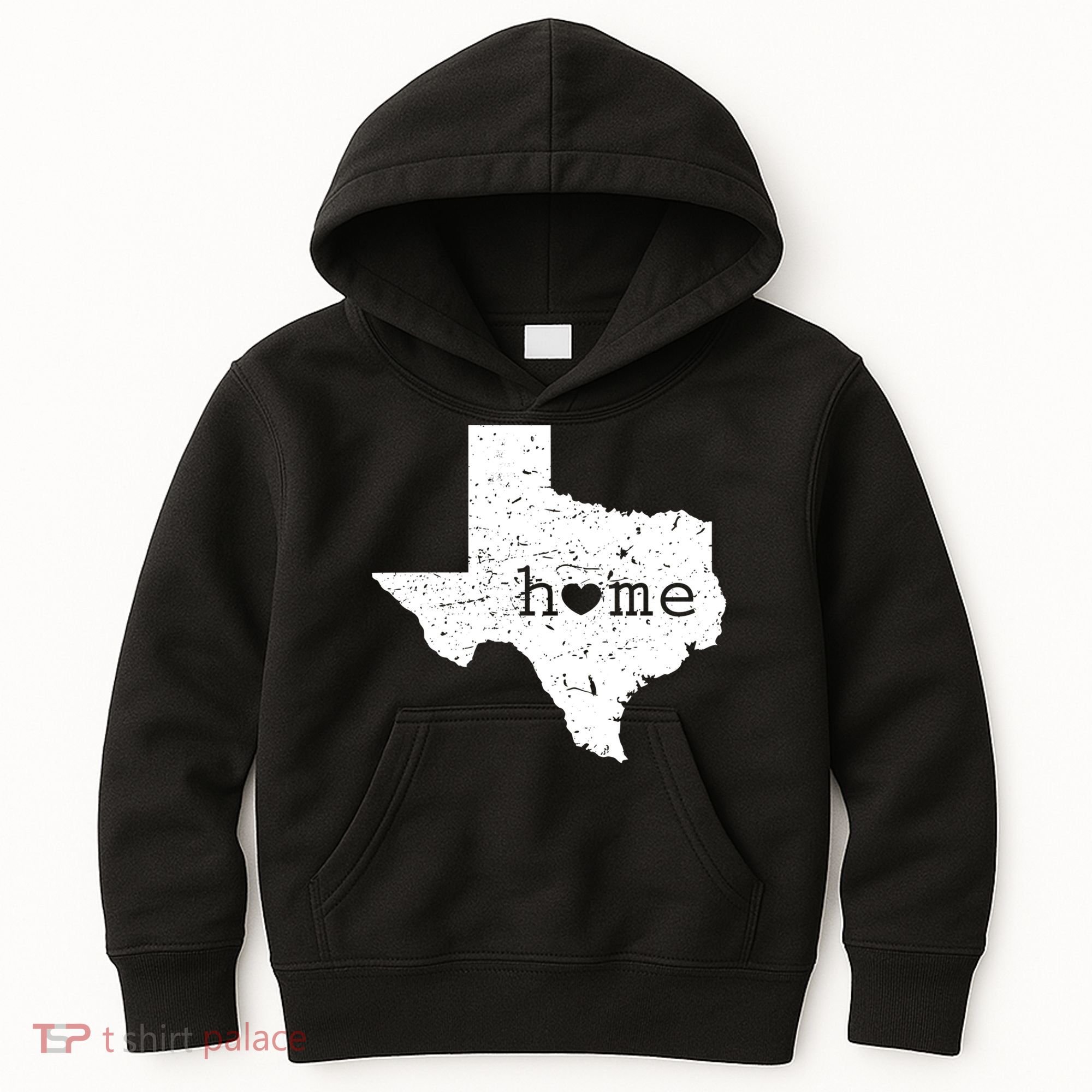 Funny Gift For Love State Of Texas Home Heart Texan Kids Hoodie