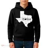 Funny Gift For Love State Of Texas Home Heart Texan Kids Hoodie thumb 4