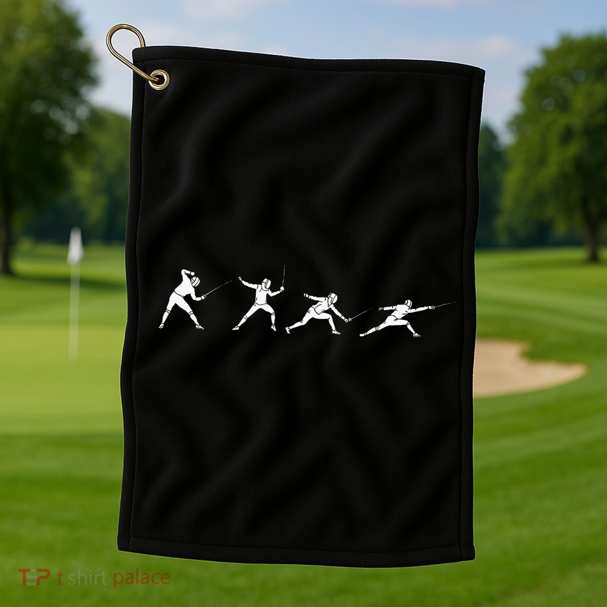 Fencing Gear Golf Towel