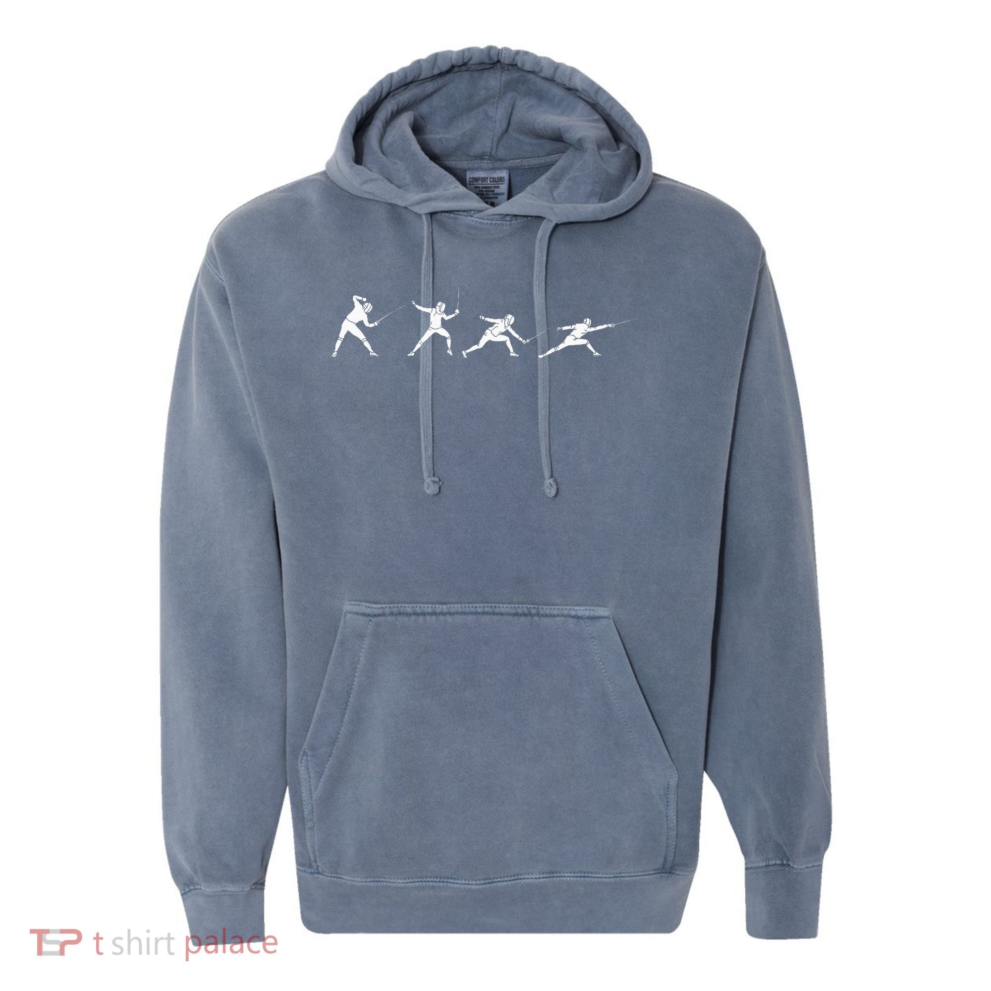 Fencing Gear Comfort Colors Garment-Dyed Hooded Sweatshirt