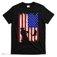 Fishing Gifts For Fisherman American Flag T-Shirt thumb 0