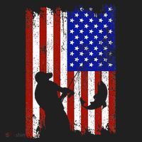 Fishing Gifts For Fisherman American Flag Hat thumb 2