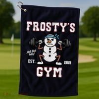 Frosty's Gym Golf Towel thumb 1