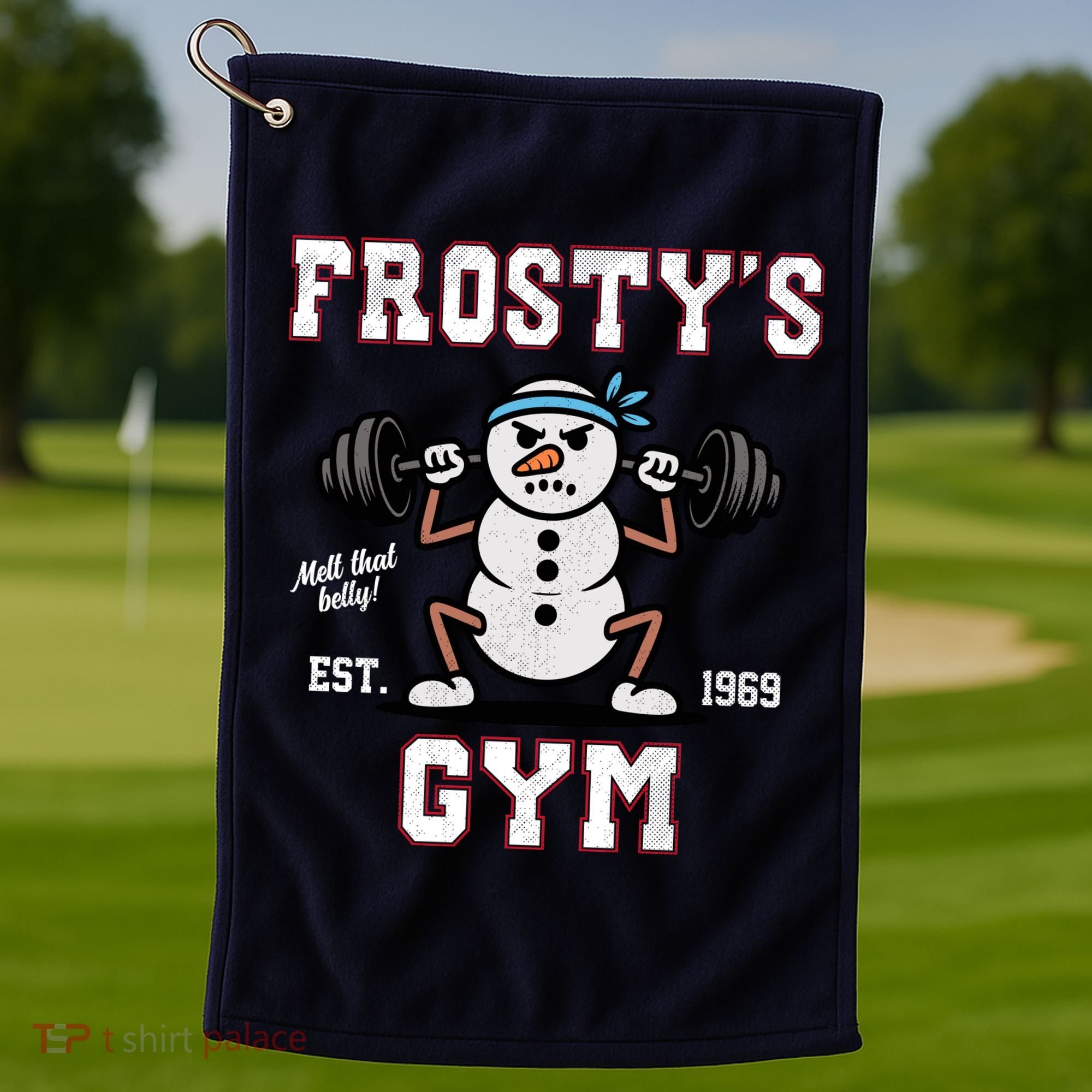 Frosty's Gym Golf Towel