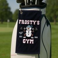 Frosty's Gym Golf Towel thumb 2
