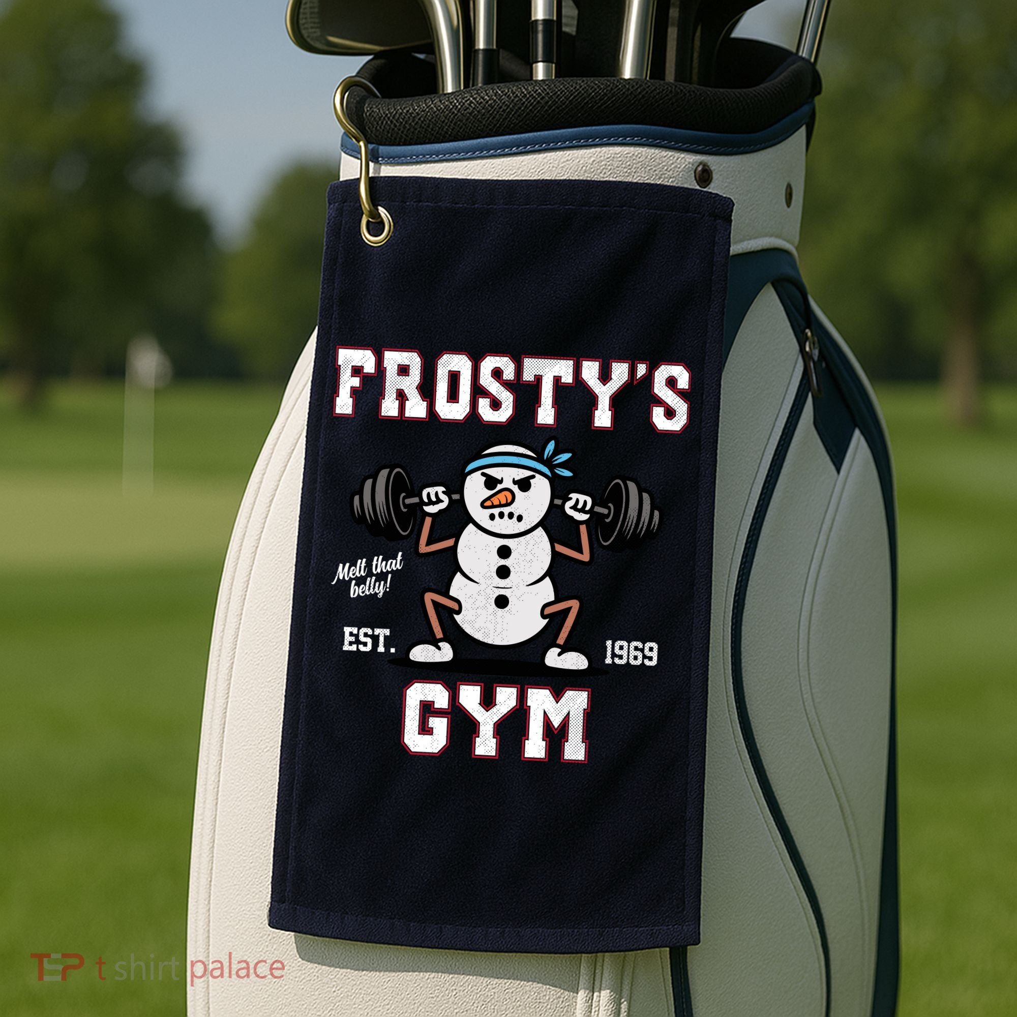 Frosty's Gym Golf Towel