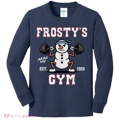 Frosty's Gym Kids Long Sleeve Shirt