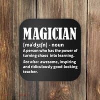 Funny Gift For Teachers Teaching, Teacher Definition  Coaster thumb 0