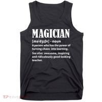 Funny Gift For Teachers Teaching, Teacher Definition  Tank Top thumb 0