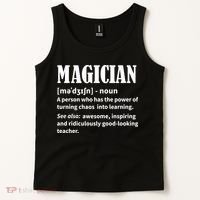 Funny Gift For Teachers Teaching, Teacher Definition  Tank Top thumb 2