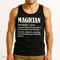 Funny Gift For Teachers Teaching, Teacher Definition  Tank Top thumb 3