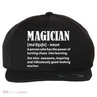 Funny Gift For Teachers Teaching, Teacher Definition  Wool Snapback Cap thumb 0