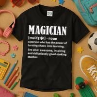 Funny Gift For Teachers Teaching, Teacher Definition  Kids T-Shirt thumb 3