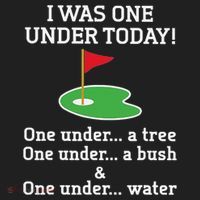 Funny Golf For  I Was One Under Golfing Hat thumb 2