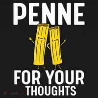 Funny Gifts For Pasta Lovers Penne For Your Thoughts Women's Hoodie thumb 2