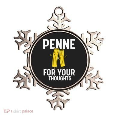 Funny Gifts For Pasta Lovers Penne For Your Thoughts Ornament