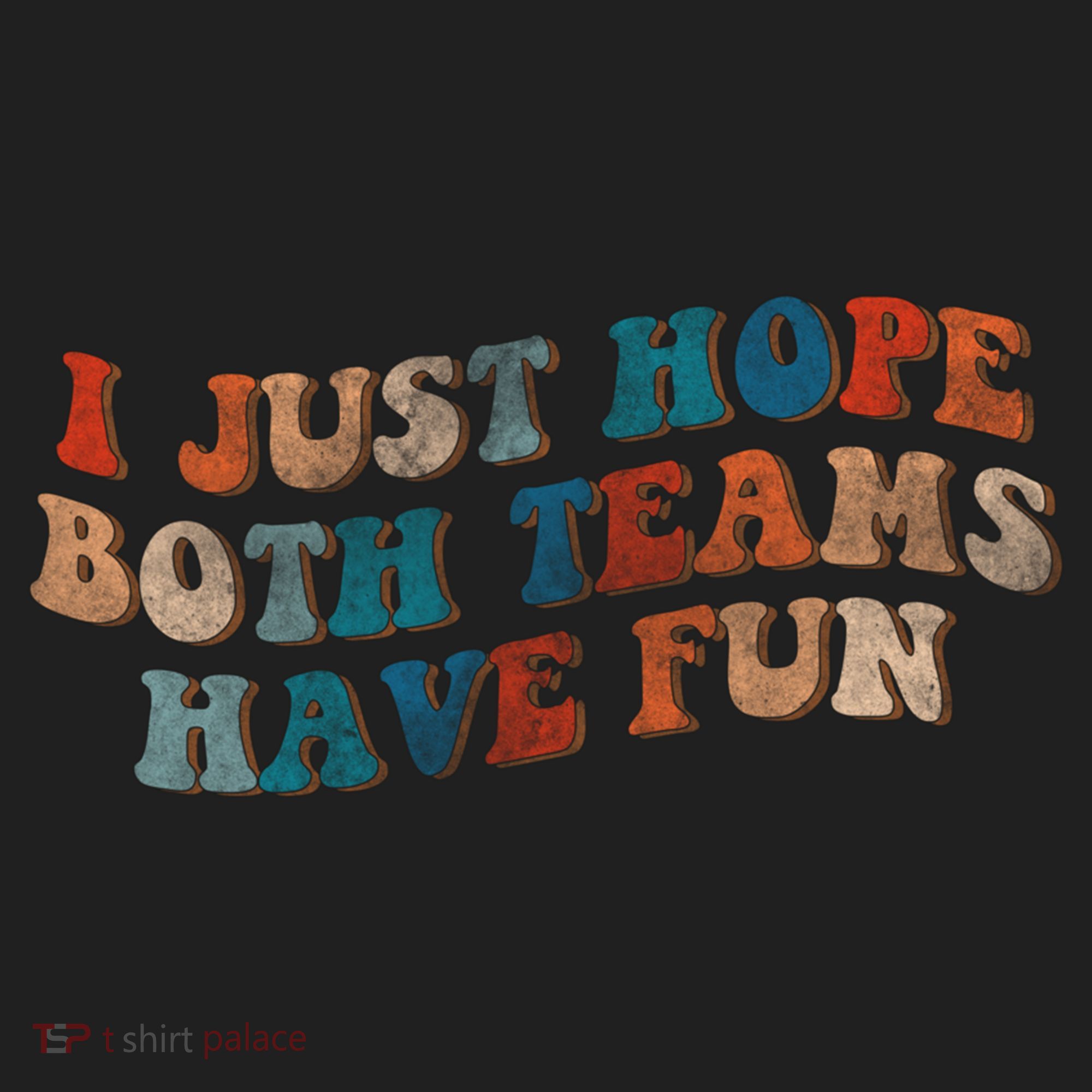 Funny Groovy Football Gift I Just Hope Both Teams Have Fun Gift Beanie