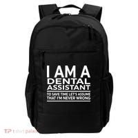 Funny Gift For Dental Assistant Coworker Birthday Backpack thumb 0