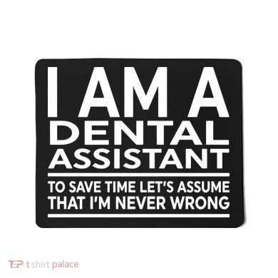 Funny Gift For Dental Assistant Coworker Birthday Mousepad