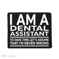 Funny Gift For Dental Assistant Coworker Birthday Mousepad thumb 0
