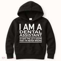 Funny Gift For Dental Assistant Coworker Birthday Kids Hoodie thumb 0