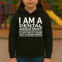 Funny Gift For Dental Assistant Coworker Birthday Kids Hoodie thumb 3