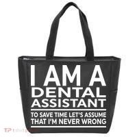 Funny Gift For Dental Assistant Coworker Birthday Tote Bag thumb 0