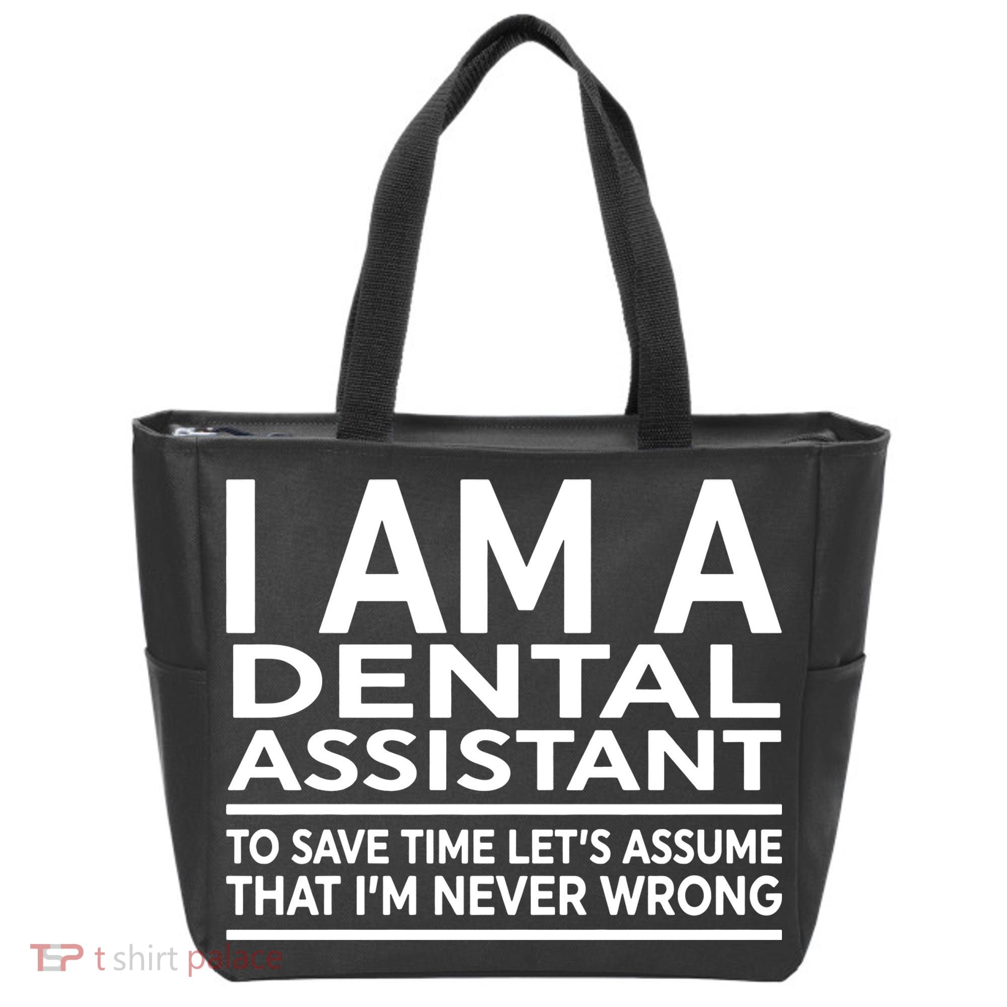 Funny Gift For Dental Assistant Coworker Birthday Tote Bag