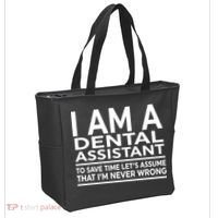 Funny Gift For Dental Assistant Coworker Birthday Tote Bag thumb 2