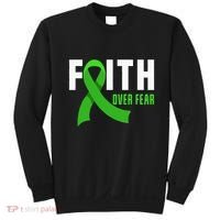 Faith God Fear Traumatic Brain Injury Awareness TBI Warrior Sweatshirt thumb 0
