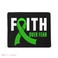 Faith God Fear Traumatic Brain Injury Awareness TBI Warrior Mousepad thumb 0