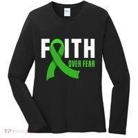 Faith God Fear Traumatic Brain Injury Awareness TBI Warrior Women's Long Sleeve Shirt thumb 0