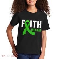Faith God Fear Traumatic Brain Injury Awareness TBI Warrior Kids T-Shirt thumb 2