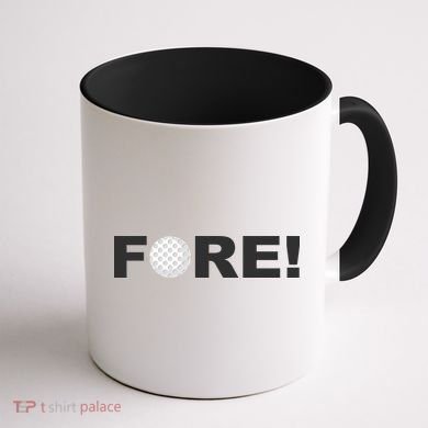 Fore Golf Coffee Mug back