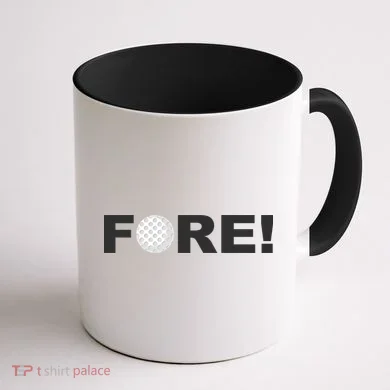 Fore Golf Coffee Mug back