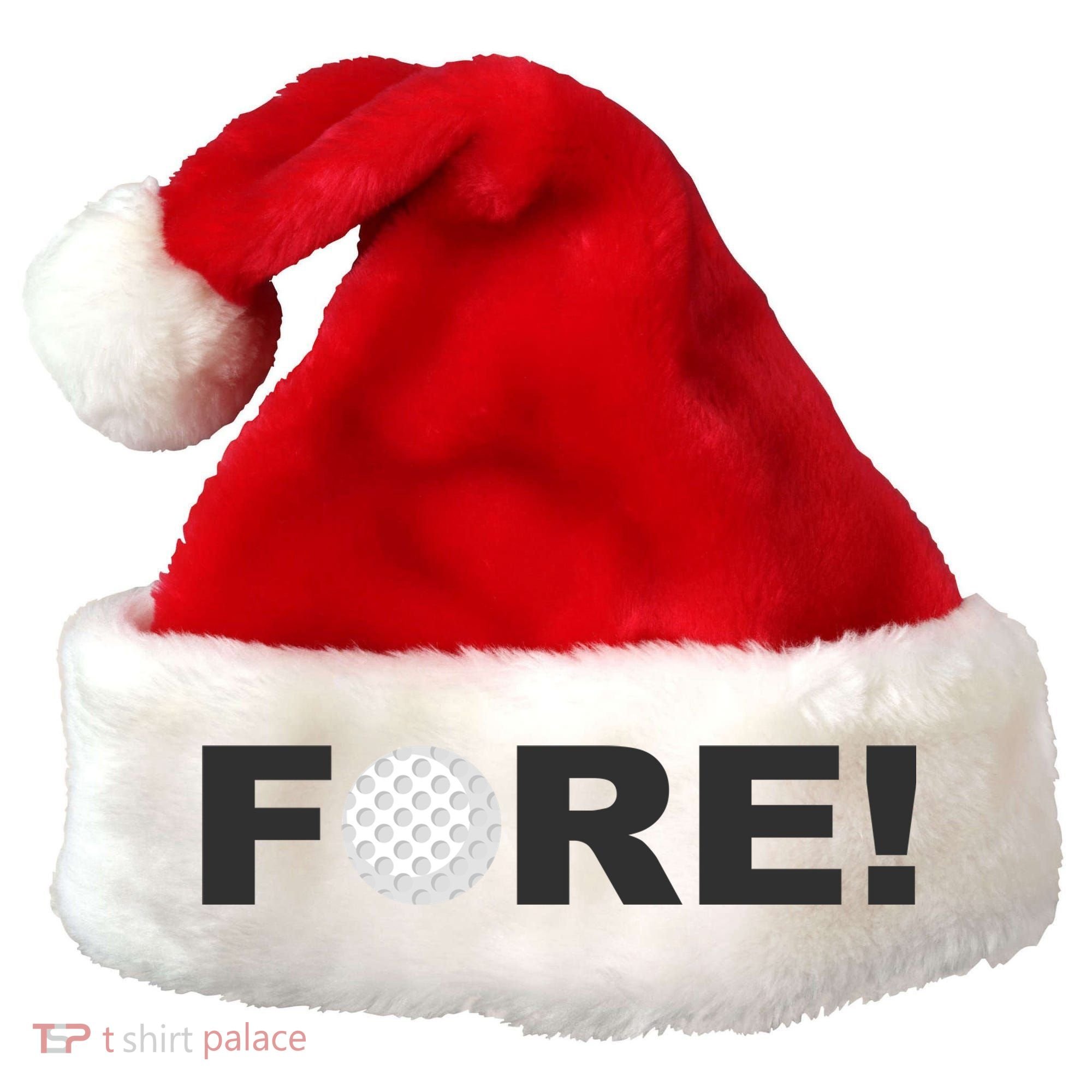 Fore Golf Santa Hat