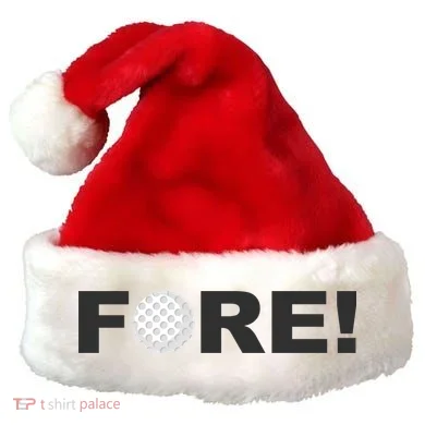Fore Golf Santa Hat