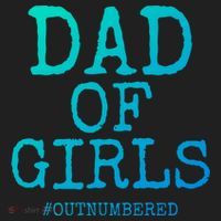 Father Gift From Daughters Funny Dad Of #Outnumbered Cool Gift Beanie thumb 2