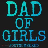 Father Gift From Daughters Funny Dad Of #Outnumbered Cool Gift Women's Hoodie thumb 2