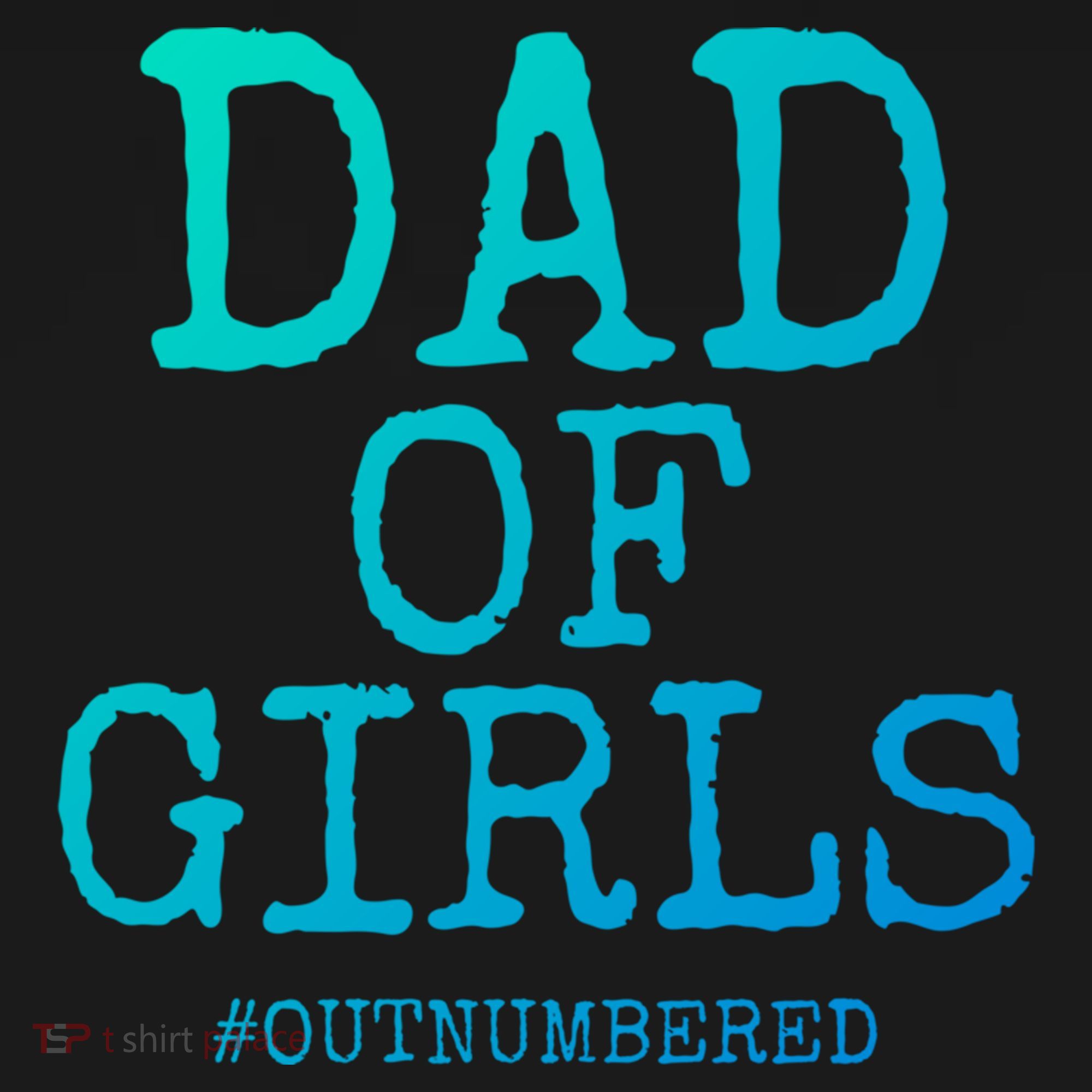 Father Gift From Daughters Funny Dad Of #Outnumbered Cool Gift Women's Hoodie