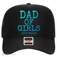 Father Gift From Daughters Funny Dad Of #Outnumbered Cool Gift Hat thumb 0
