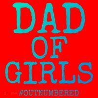 Father Gift From Daughters Funny Dad Of #Outnumbered Cool Gift Santa Hat thumb 1