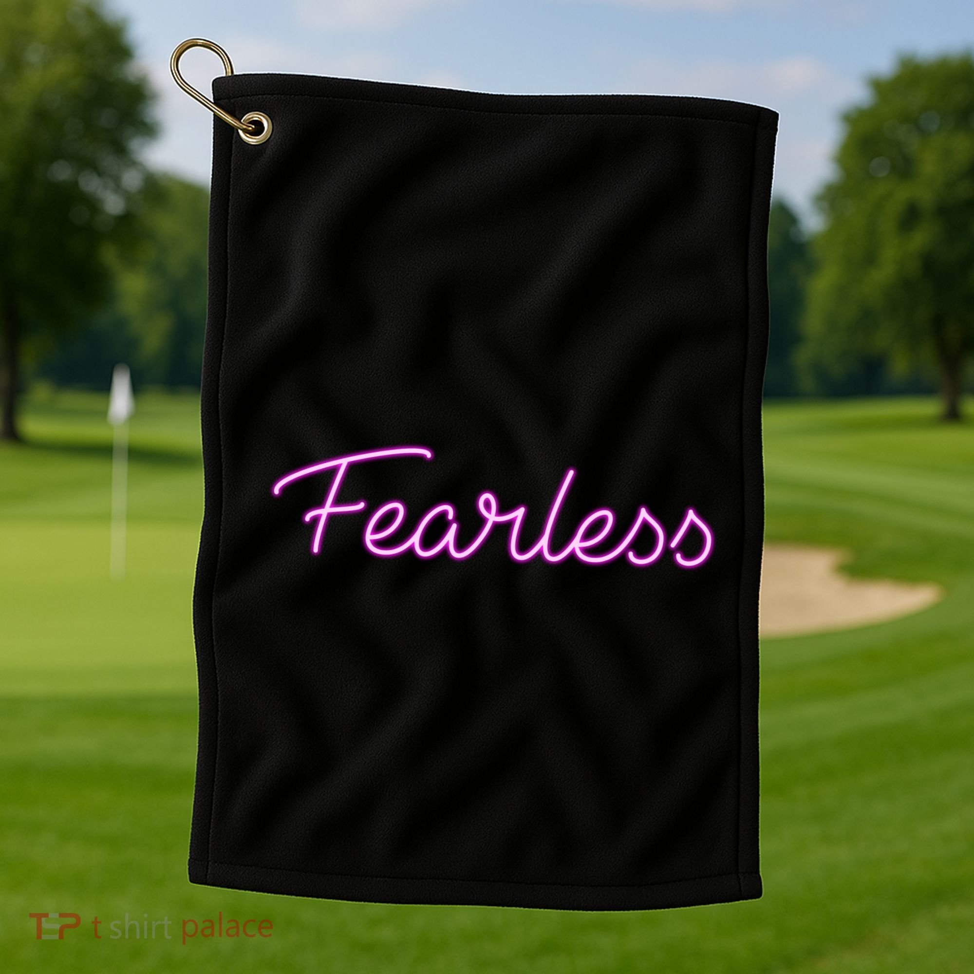 Fearless Glow Golf Towel