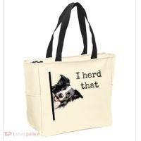 Funny Gifts For Border Collie Lovers Herd That Tote Bag thumb 2